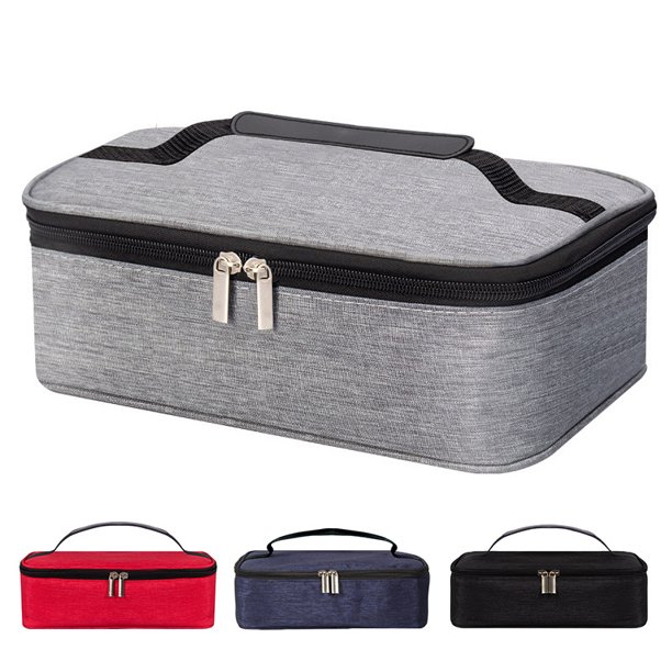 Bolsa de aislamiento portátil de pequeña capacidad, bolsa de aislamiento para loncheras para estudiantes y trabajadores de oficina, bolsa de hielo con aislamiento de tela Oxford gruesa