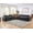 Black, variant on LLappuil Home Theater Seating, Sectional Sofa, Faux Leather 5 Seat Recliner Sofa Chair with Motorized Lift Wine Cabinet, Blue Tooth HiFi Subwoofer Speakers, Colorful Ambient LED, Touch Lamp Black