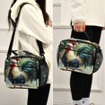 thumbnail image 6 of ALAZA Rooster on Christmas Lunch Box Insulated Cooler Bag Reusable Tote Bags Shoulder Strap, 6 of 7
