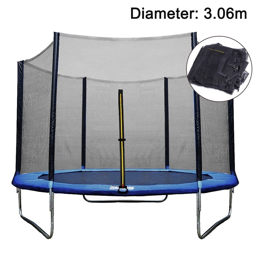 With Adju... Details about   Trampoline Replacement Enclosure Net Fits For 10 FT Round Frames 