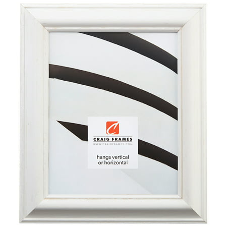 Craig Frames American Classic, Weathered White Picture Frame, 12 x 16 Inch