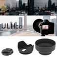 thumbnail image 3 of Ensemble de Capuchon d'Objectif avec Caoutchouc 4 en 1 Capuchon d'Objectif Capuchon d'Objectif et Chiffon de Nettoyage Capuchon d'Objectif Capuchon d'Objectif Réversible Protège l'Objectif Accessoires de Photographie, 3 of 8