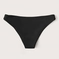 thumbnail image 5 of HCNTES Women's Bikini Bottom Cross V Cut Front Swimsuit Full Coverage Bathing Suit Bottoms(Black,L), 5 of 8