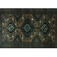 thumbnail image 1 of Ahgly Company Machine Washable Indoor Rectangle Persian Turquoise Blue Traditional Area Rugs, 7' x 10', 1 of 4