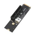 thumbnail image 3 of NGFF to PCIE M.2 to PCIE 4X Riser Adapter Card, Anti-interference Ability, Guaranteed Resistance, 3 of 4