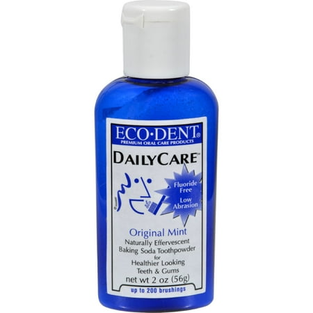 Tooth Powder - Eco-Dent Toothpowder Daily Care - Mint - 2 oz