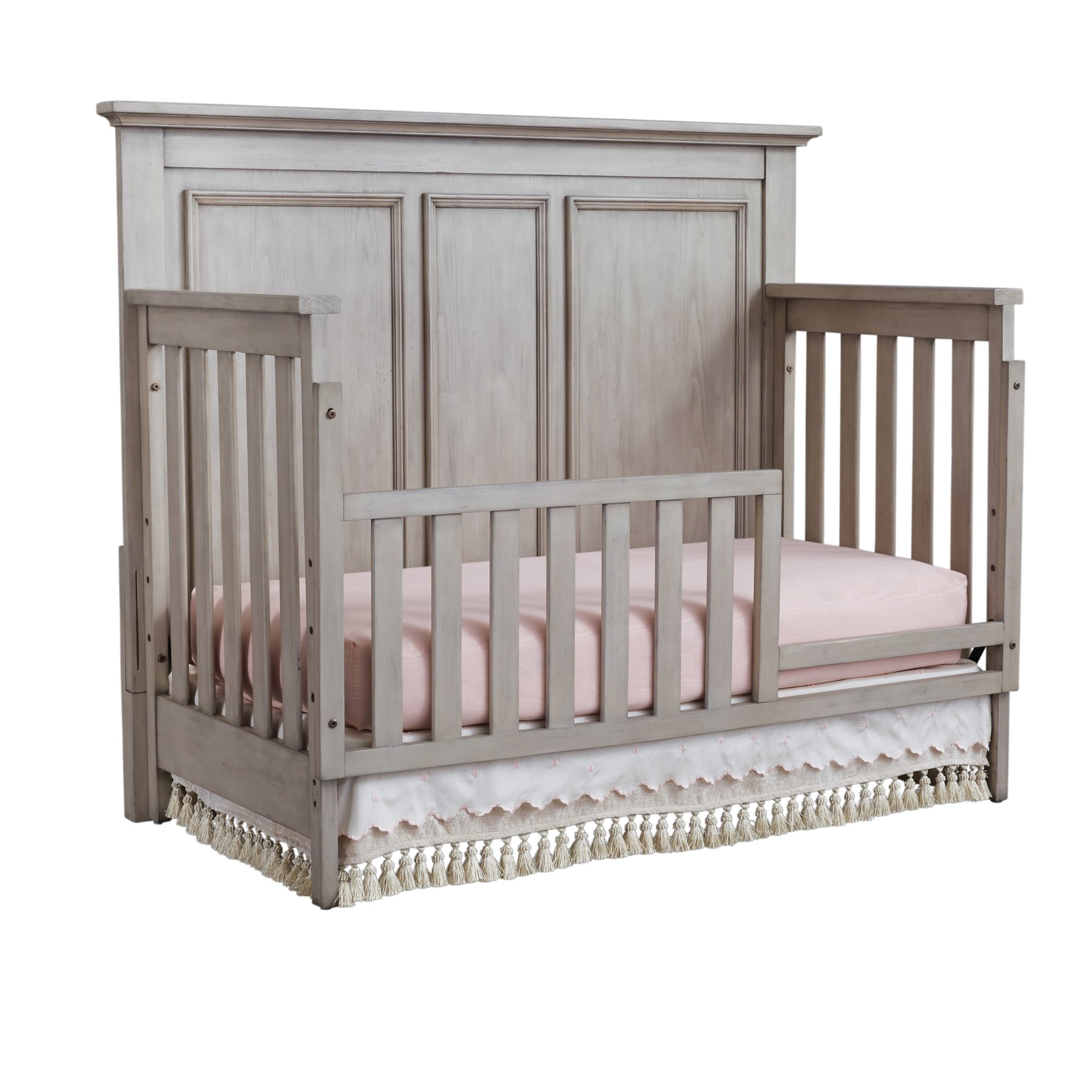 Oxford Baby Kenilworth 4-in-1 Convertible Crib, Stone Wash, GREENGUARD Gold Certified, Wooden Crib - image 3 of 10