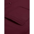thumbnail image 5 of Youclos Men's Long Sleeve Formal Business Stretch Shirts Mandarin Collar Casual Dress Shirt, 5 of 8