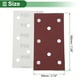 thumbnail image 4 of 70 Pcs Papel de Lija Rectangular 8 Agujeros 100 Grano Hojas de Lijado de Gancho y Bucle Universal para Reacondicionamiento Automotriz 180x95mm Óxido de Aluminio Rojo, 4 of 7