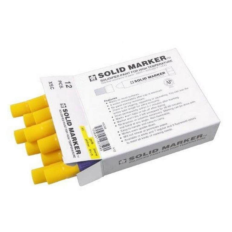 Sakura - Yellow Solid Paint Markers - RAM Welding Supply