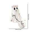 thumbnail image 5 of Fantasma Halloween Que Camina Perro Resina Regalo Creativo para Amigos (niña 15 Cm), 5 of 5