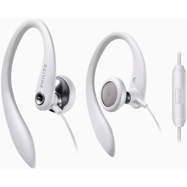 Auriculares deportivos PHILIPS para colocar sobre la oreja con micrófono para deportes, correr, gimnasio