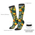 thumbnail image 4 of Rateoe Fresh Orange Pattern Women’s Knee High Crew Socks,Trouser Socks Comfortable, Breathable, Moisture-Wicking and Soft, 4 of 6