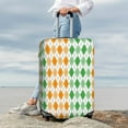 thumbnail image 7 of Yiaed St. Patrick's day argyle Print Travel Luggage Cover Suitcase Protector Covers Elastic Luggage Anti-scratch(No luggage included）-X-Large, 7 of 7