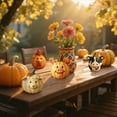 thumbnail image 4 of Vintage Resin Farm Animal Pumpkin Statue - Cute Decorations for Porch, Garden & Yard, Perfect Indoor Tabletop Ornament to Add Rustic Farm Atmosphere to Holiday & Daily Displays, E, 4 of 6