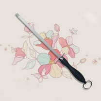 Professional Knife Sharpener Rod | Stainless Steel Sharpening Stick for Kitchen & Butcher Knives | 10-Inch Honing Steel Tool