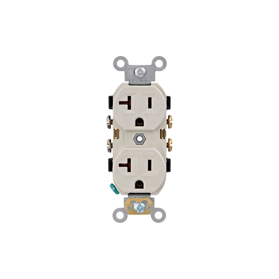 Leviton 20A Commercial Duplex Outlet - Pack of 12
