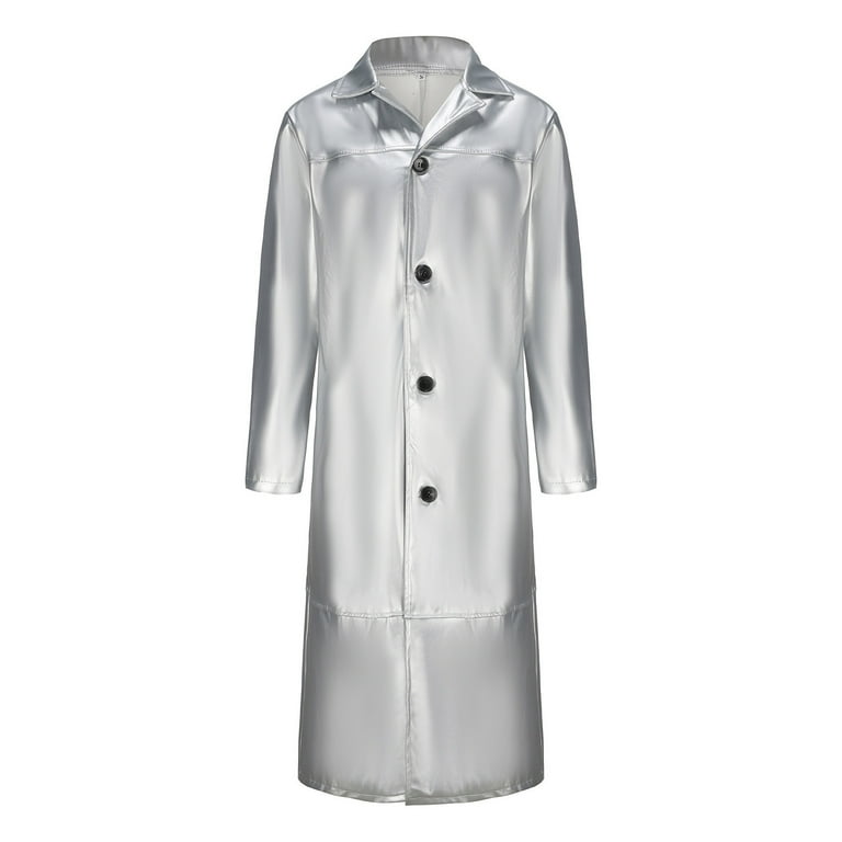 Trench Coat Men,Mens Trench Coat,Men's Fashion Casual Solid Color