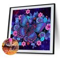 thumbnail image 1 of Cuadros Decorativos Cuadros Decorativos Mariposa diamante pintura Rhinestone parcial en forma especi Likrtyny embutido en tela, 1 of 8