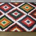 thumbnail image 6 of Ambesonne Ikat Place Mats Set of 4, Vintage Folk Border, Standard Size, Multicolor, 6 of 6