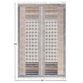 thumbnail image 3 of Casavani Hand Block Printed Cotton Brown Area Rugs 5'x5' Square Area Rugs for Living Room & Dining Room, 3 of 5