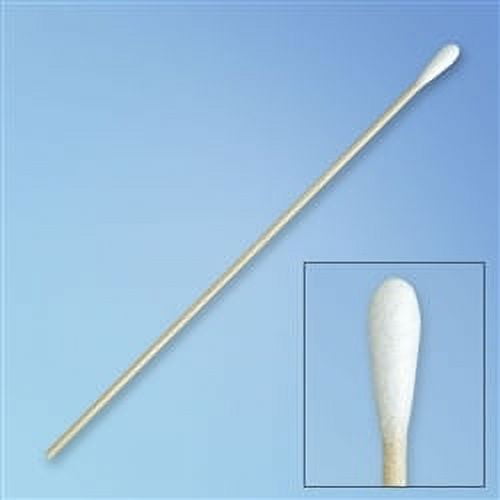 Puritan Low Lint Standard Cotton Swab, 6" Wood Shaft, 1000/box