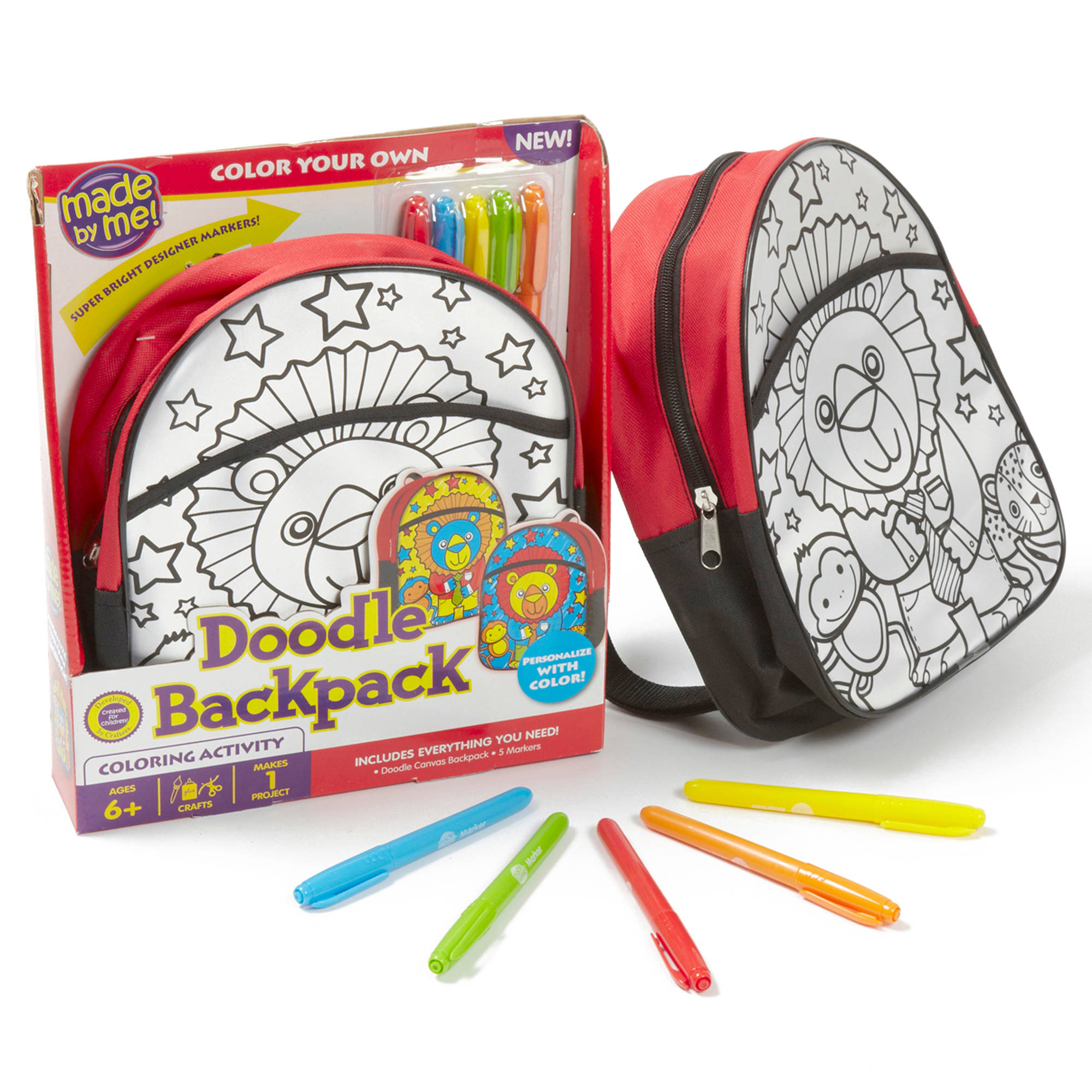 Horizon Group By Me Doodle Backpack Craft Kit, 1 Each - image 2 of 2