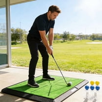 High Quality Golf Mat Durable Non Slip Golf Hitting Mat Indoor Outdoor Golf Practice Mat Golf Training Equipment Perfect for Beginners and Pros Portable Golf Mat for Backyard and Driving Range
