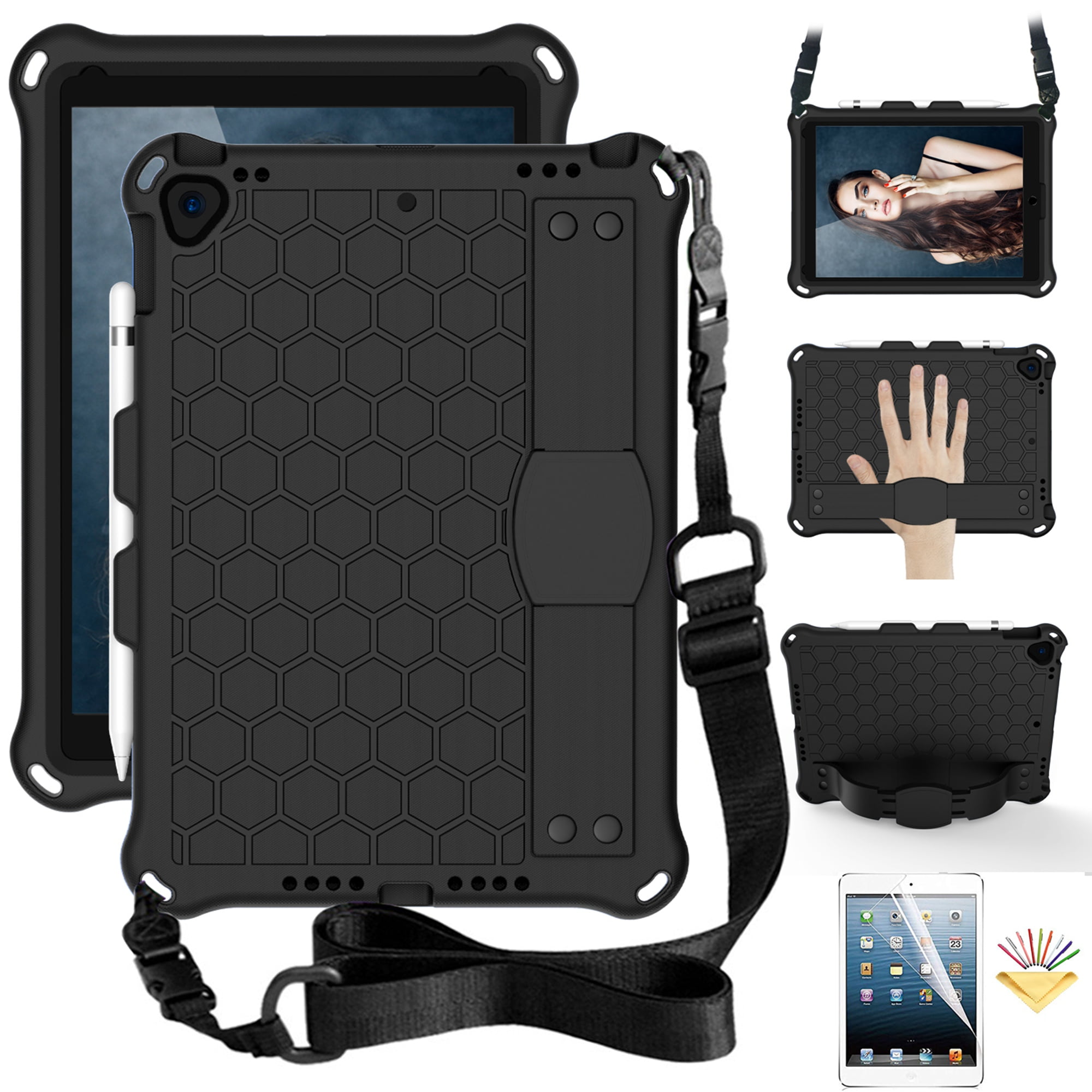 iPad 10.2 Case with Screen Protector, Dteck Shockproof Case for iPad