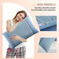 thumbnail image 5 of sruoe Pillows for Bed, Soft Breathable Hypoallergenic Sleep Bed Pillows, Cooling Pillows for Queen Size, Standard Sleep Household Pillows for Side, Stomach, Back Sleeper, Polyester, 5 of 6