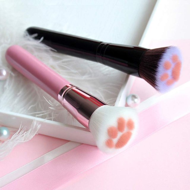 2Pcs Cat Paw Foundation Makeup Brush - Professional Cosmetic Brush of Foundation Brushes, Powder Brush Blush Brush, Concealer Brush, Contour Brush, Powder Brush Cosmetic Tool (2Pcs Set -3)