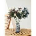 thumbnail image 5 of Artificial Eryngium Flower Garland 3pcs 65cm Simulation Flowers Wreath for Home Window Decor Party, 5 of 21