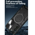 thumbnail image 5 of SaniMore Case for Samsung Galaxy S21 FE (6.4" 2022), [Magnetic Car Mount] Hidden 360°Rotation Ring Kickstand + Slide Lens Cover Hybird Heavy Duty Protection [Shockproof Anti-fall], Silver, 5 of 10