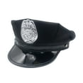 thumbnail image 3 of Sombrero de policía perfecl para niños Insignia de águila negra, 3 of 8