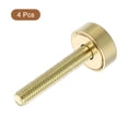 thumbnail image 3 of Uxcell Tornillos Decorativos con Tapas, Tornillos de Espejo Clavos Sujetadores para Muebles Decorativos Dorado 12mm, 3 of 5