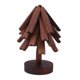 thumbnail image 4 of Juego de salvamanteles plegables con soporte organizador para platos calientes, diseño de árbol, para bebidas madera de sapeli, 4 of 9