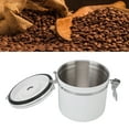 thumbnail image 1 of Oubit Bocal de Rangement en Acier Inoxydable, Boîte à Café 1,2l Récipient de Stockage de Café Hermétique Conçu pour la Précision, 1 of 9