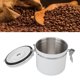 thumbnail image 1 of Tarro de almacenamiento con sellado de acero inoxidable, bote de café de 1,2 l, bote hermético de acero inoxidable para granos de café, contenedor hermético de almacenamiento de café construido para el futuro Jadeshay A, 1 of 8