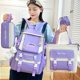 thumbnail image 3 of 4 Pcs Set Kawaii Girls Backpack For Student School Bag Teenager Girls Schoolbag Large Capacity Backpack Women Travel Rucksack, 3 of 4