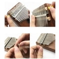 thumbnail image 2 of Kalimba Instrument de Musique Percussion à Main Chaîne Tremolo Argent Alliage Solide, 2 of 6