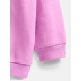 thumbnail image 3 of Wonder Nation Toddler Girls Graphic Crewneck Pullover with Long Sleeves, Sizes 12M-5T, 3 of 3