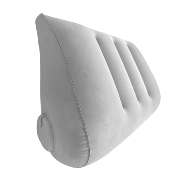 Ruanlalo Inflatable Cushion Pillow Lightweight Portable Triangular Wedge Pillow with Dual Inflation Mode Built-in Pump Posture Support