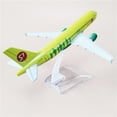 thumbnail image 4 of Kids Play Toy Model Collectible Alloy Russia Air Siberia S7 A320 Retro Elegant for Display, 4 of 10
