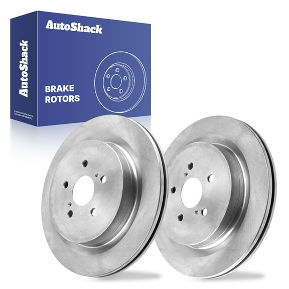 AutoShack Rear Brake Rotors for Lexus, RX350 2016-2022 RX450h 2016-2022, AWD FWD V6 3.5L - 13.31" (338 mm), 5-Lug