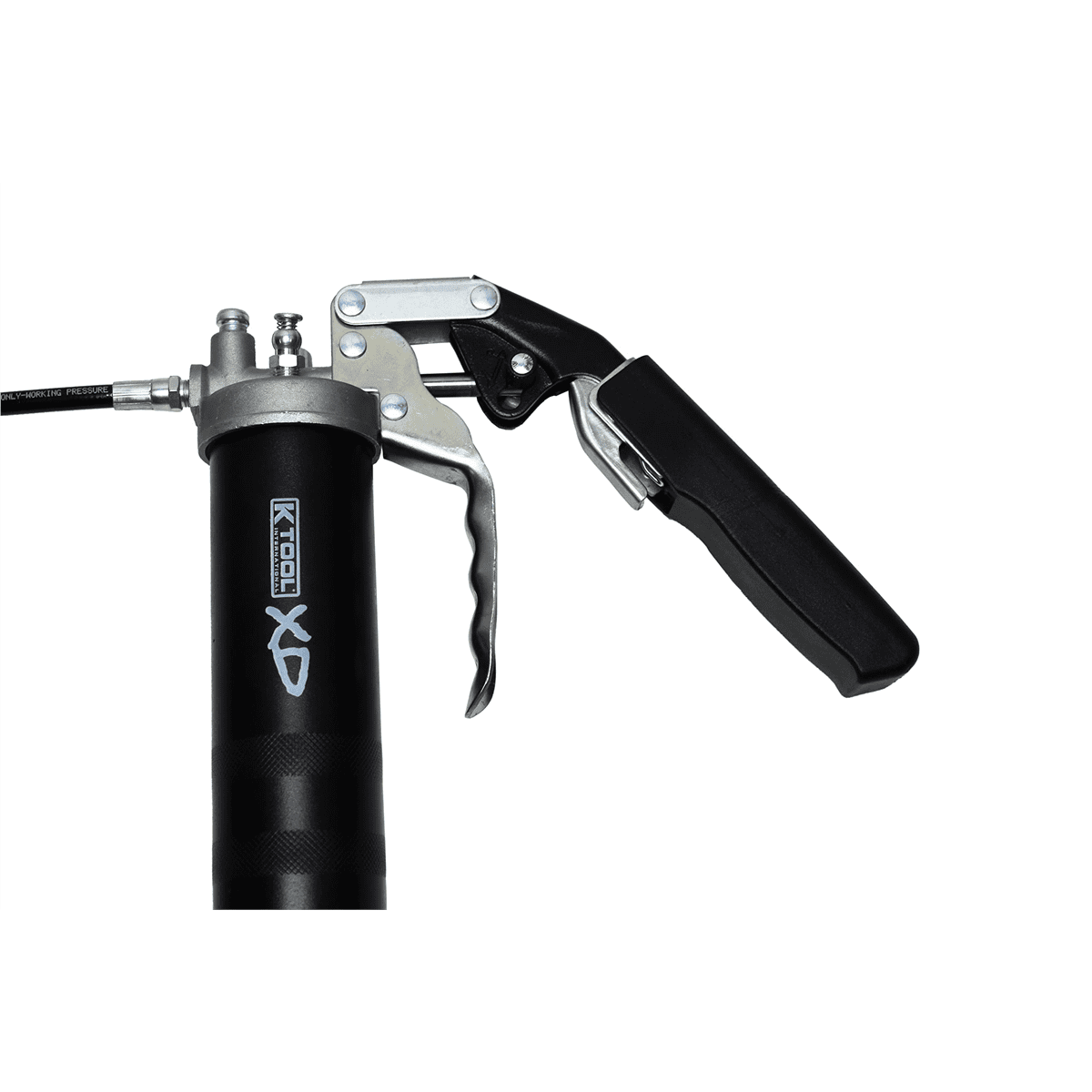 K-Tool G77RF-18/N XD 2 in 1 Grease Gun, Includes 6" Steel Extension