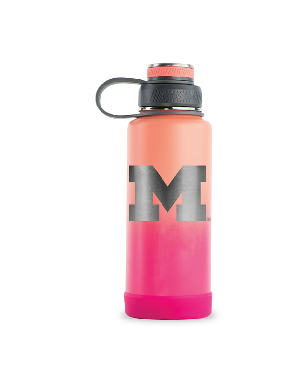 Pink Michigan Wolverines 32oz. EcoVessel Boulder Bottle