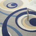 thumbnail image 6 of Nourison Grafix Mid-century Geometric Grey Area Rug, 6 of 8