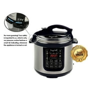 MegaChef 8 Quart Electric Pressure Cooker with 13 Pre-set Multi Function Features & Stainless Steel Pot