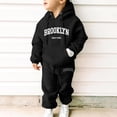 thumbnail image 2 of YuYuBao Toddler Girls Outfits Sets Hooded Tracksuit Hoodie Sweatshirt Sweatpants Sets Unisex Kids Two Piece Outfits, 2 of 8