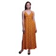 thumbnail image 1 of Bimba Robe Longue Maxi à Bretelles Spaghetti Ajustables à Imprimé Floral Tenue de Plage d'Été-Xxx-Grand, 1 of 5